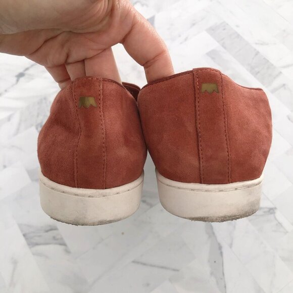 BIRDIES The Swift Slip On in Rust Orange Suede Size 10 - Picture 5 of 8